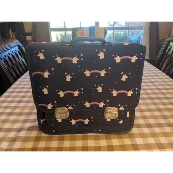 Jack Piers & Company RARE Navy Blue And Unicorn Backpack